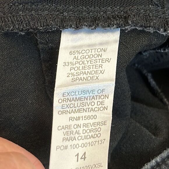 Democracy Absolution Black stretchy jeans 14 - Picture 10 of 11